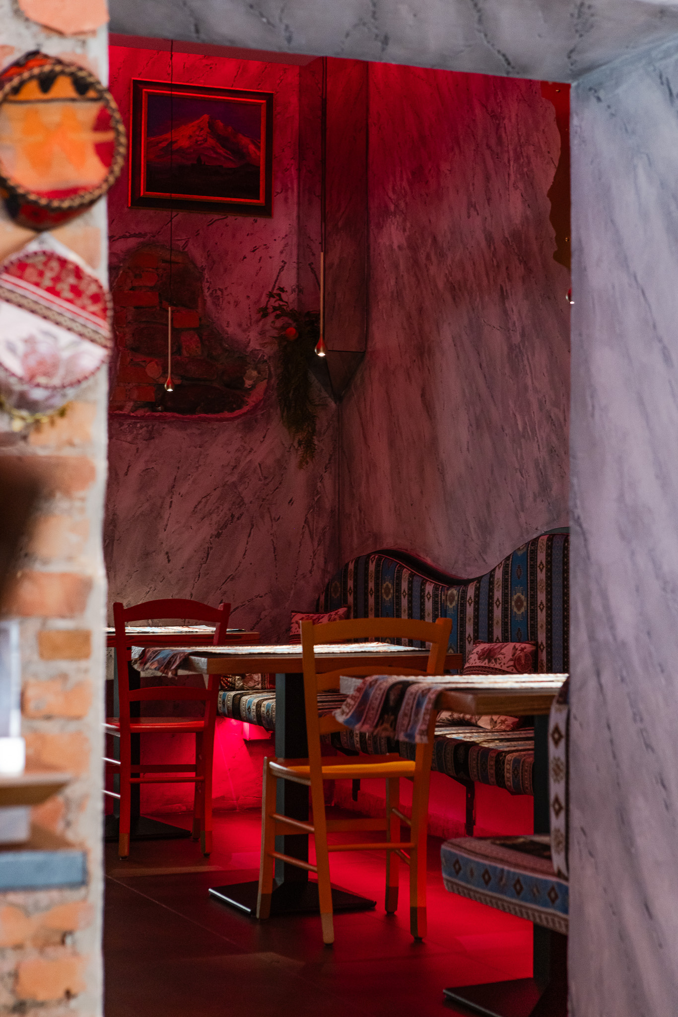 illuminazione fornitura ristorante casa nur bolzano interior design - bressan lighting