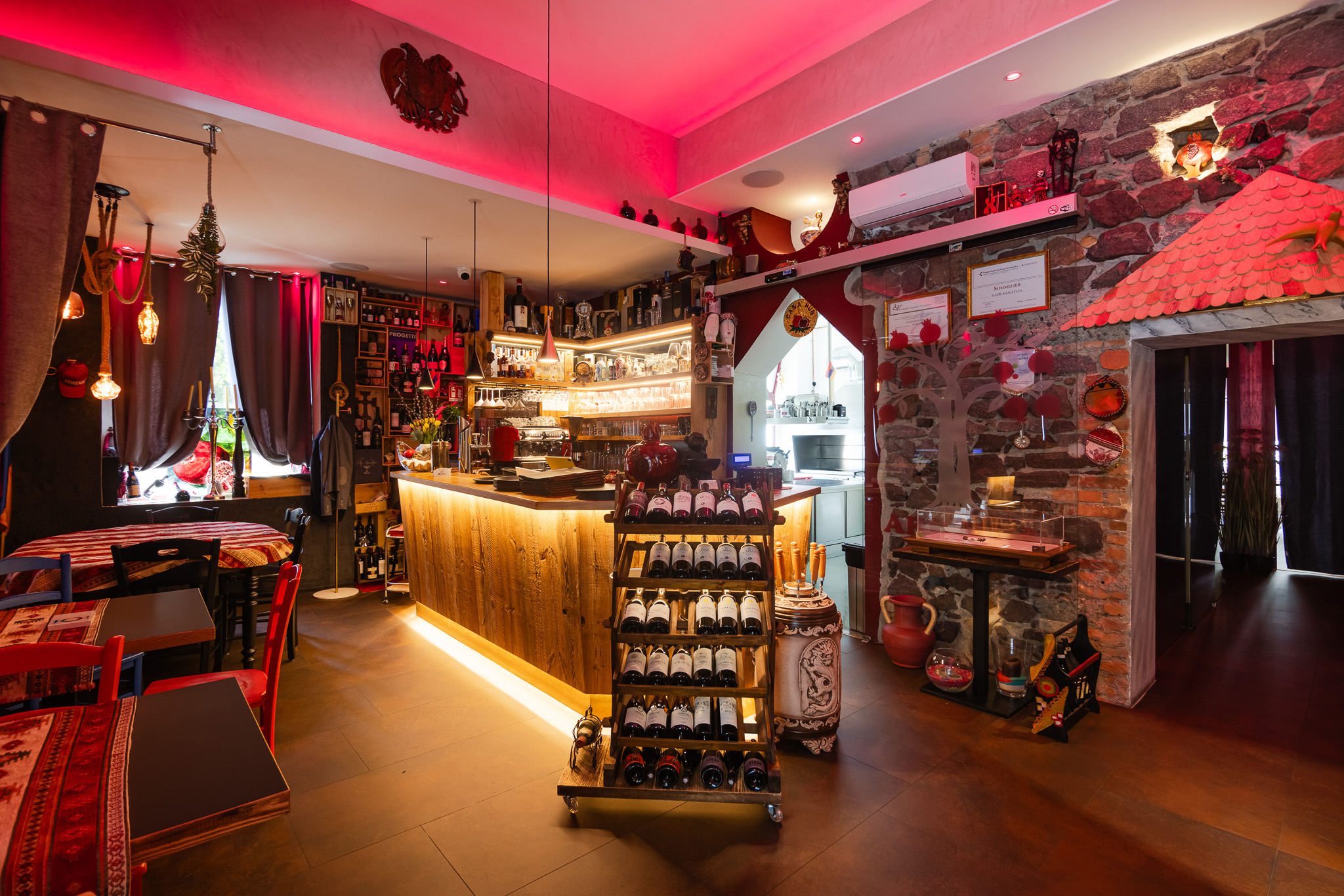 Lichtplanung für das Restaurant „Casa Nur“ in Bozen – Lichtdesign – Bressan Lighting