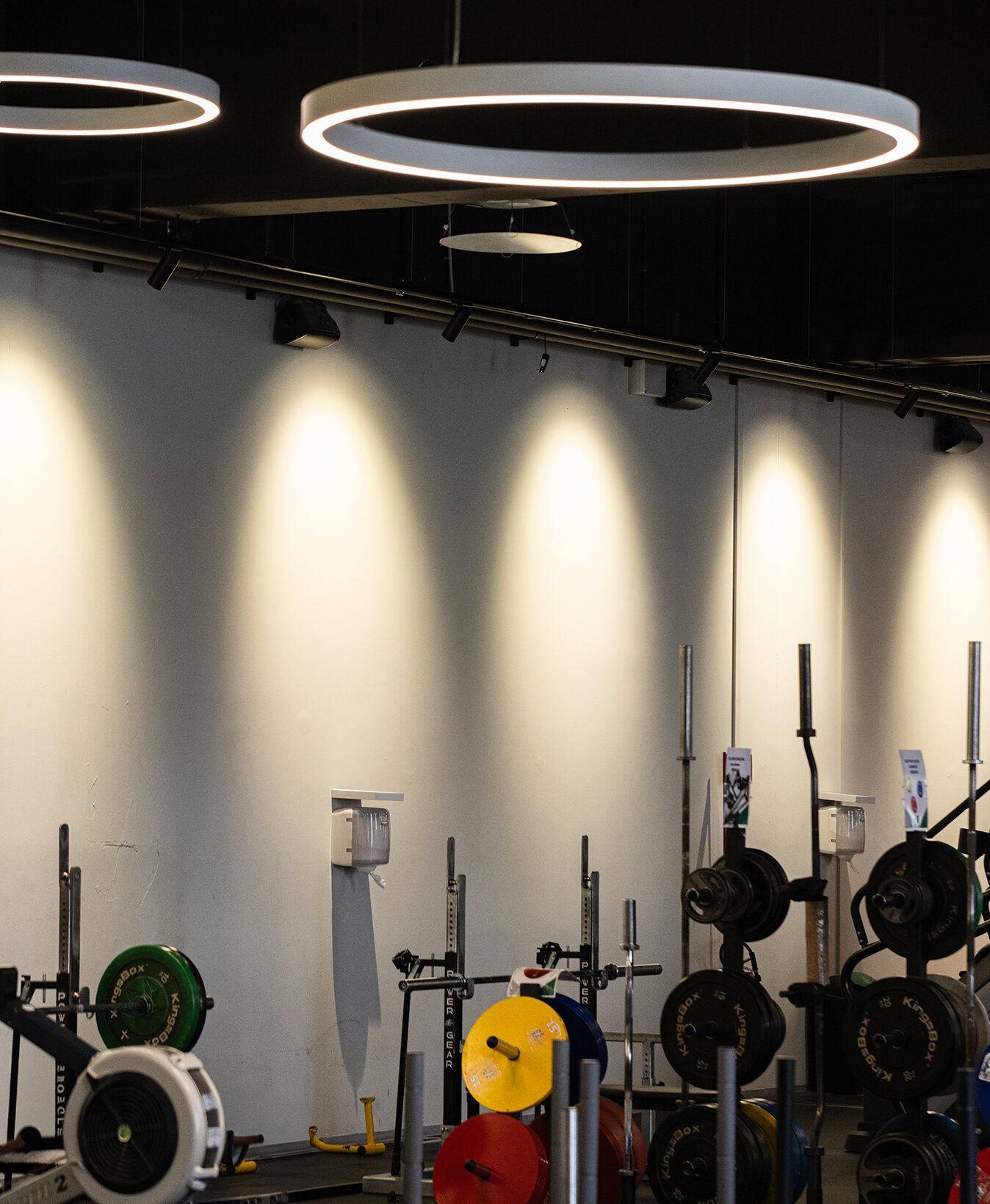 2Fit Centro Fitness Bolzano Alto Adige lampade interni palestra allenamento Bressan lighting