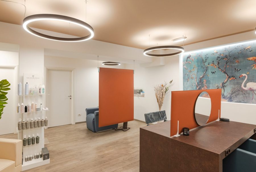 Salon Elena Hair - Südtirol Beleuchtung Friseur Lampen Design - Bressan Lighting
