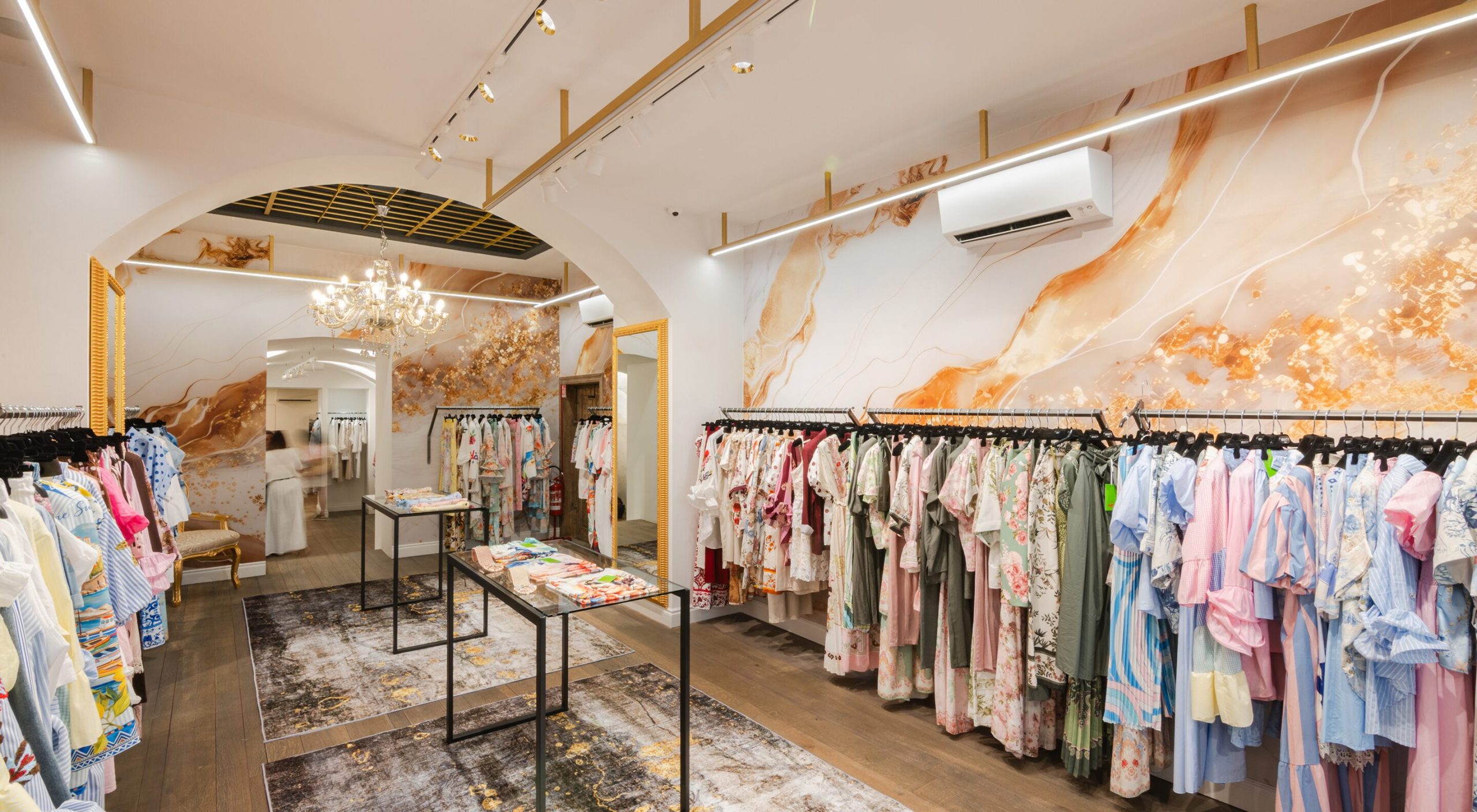 Vanity Italy Bozen, Lauben - Bressan Lighting Beleuchtung Bekleidungsgeschäfte